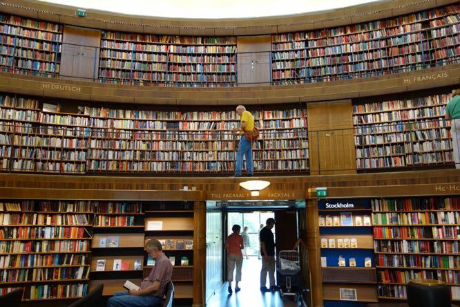 Picture of a library